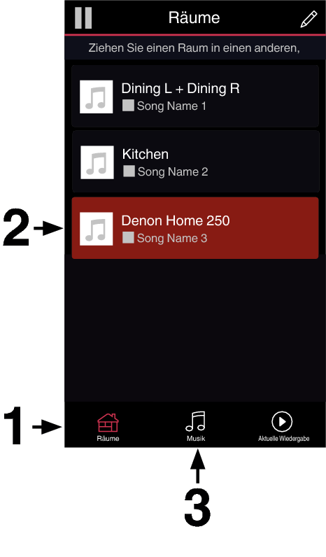 Select Room Denon Home 250